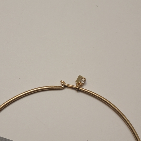 Robert Lee Morris Soho Women's Shield Pendant Round Wire Collar Necklace, Gold, - Picture 7 of 13